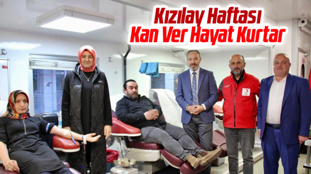 Samsun'da AK Parti Atakum ve Kızılay Kan Ver Hayat Kurtar etkinliği düzenledi