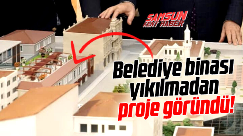 Samsun Büyükşehir Belediyesi binası yerine yapılacak projenin görüntüsü ortaya çıktı