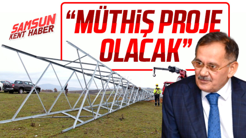 Samsun Büyükşehir Belediye Başkanı Demir açıkladı! GES müthiş proje olacak