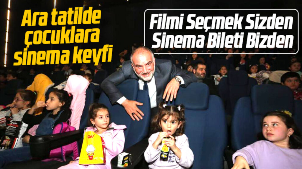 Samsun'da Canik Belediyesi yarı yıl tatilinde öğrencileri sinema ile buluşturdu