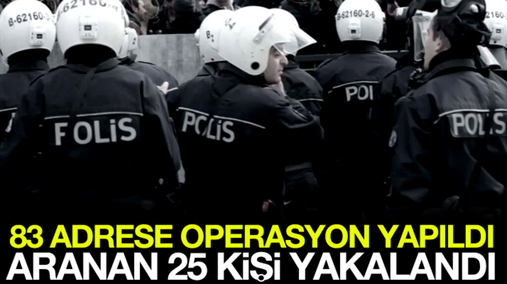 Samsun Valiliği açıkladı: Aranan 25 kişi operasyonla yakalandı