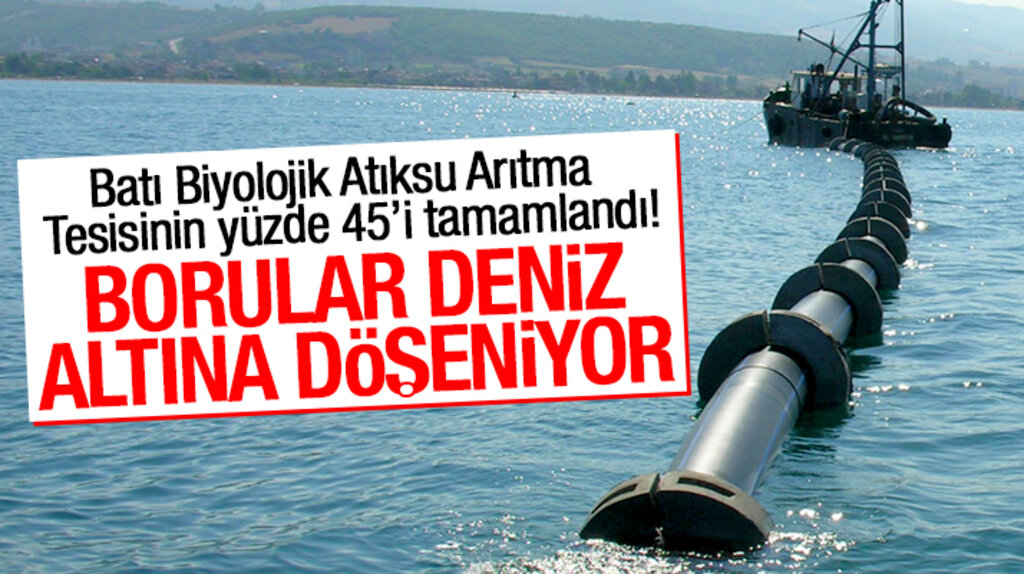 Samsun'da Batı Biyolojik Atıksu Arıtma Tesisi inşaatının yüzde 45'i tamamlandı