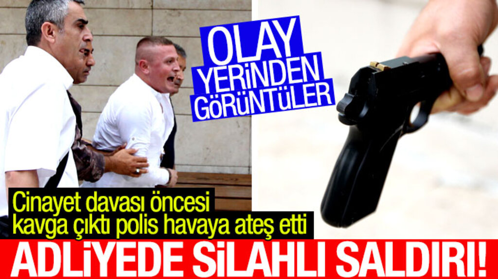 Samsun Adliyesi önünde şok olay! Silahlı saldırı oldu