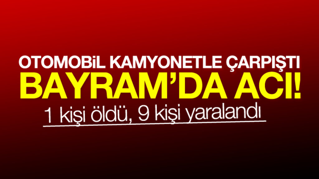 Samsun Tekkeköy'de Kurban Bayramında trafik kazası: 1 ölü, 9 yaralı