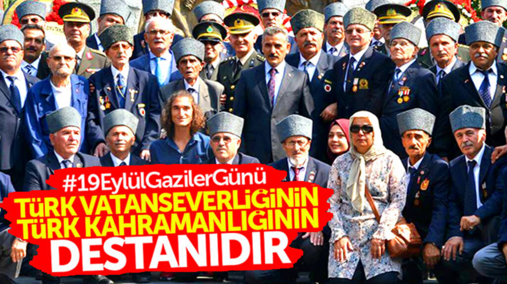 Samsun'da Atatürk Anıtında 19 Eylül Gaziler Günü töreni yapıldı