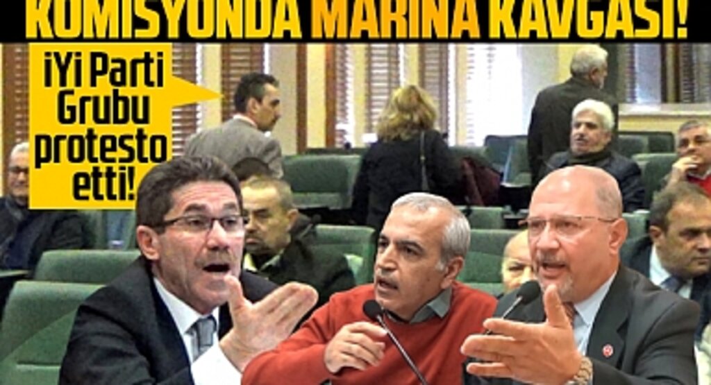 Samsun Büyükşehir Belediyesi Komisyon toplantısında marina kavgası!