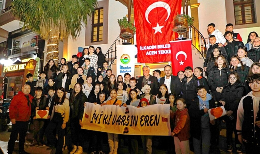 Samsun İlkadım Belediyesi şehitleri anarak duygu dolu anlar yaşattı