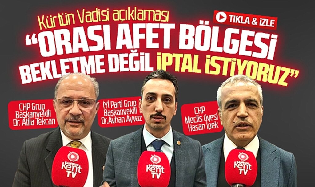 Samsun'da Kürtün Vadisi için alınan bekletme kararına tepki