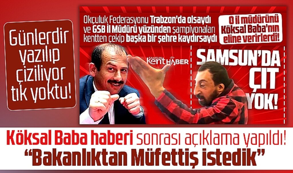 Samsun'da Okçuluk Federasyonu'nun kenti terk etmesi olayı için müfettiş talep edildi