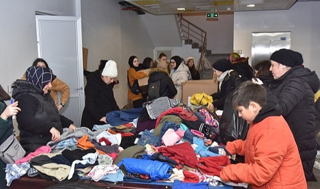 Samsun Tekkeköy'de deprem yardımları için örnek işbirliği