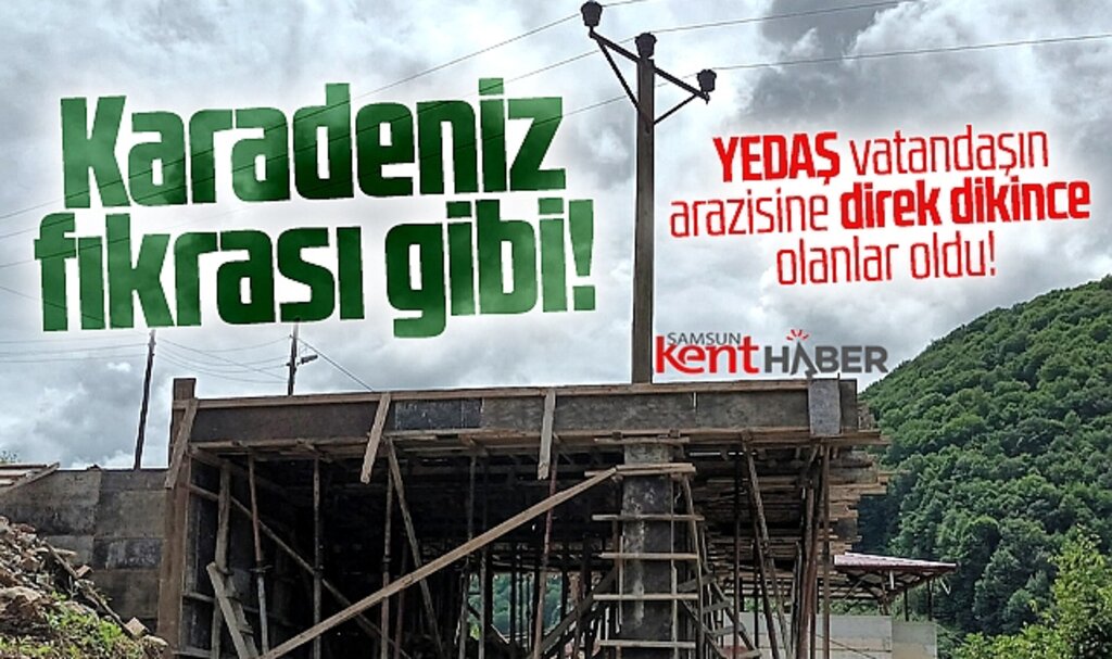 Samsun'un Asarcık ilçesinde Karadeniz fıkrası gibi olay!