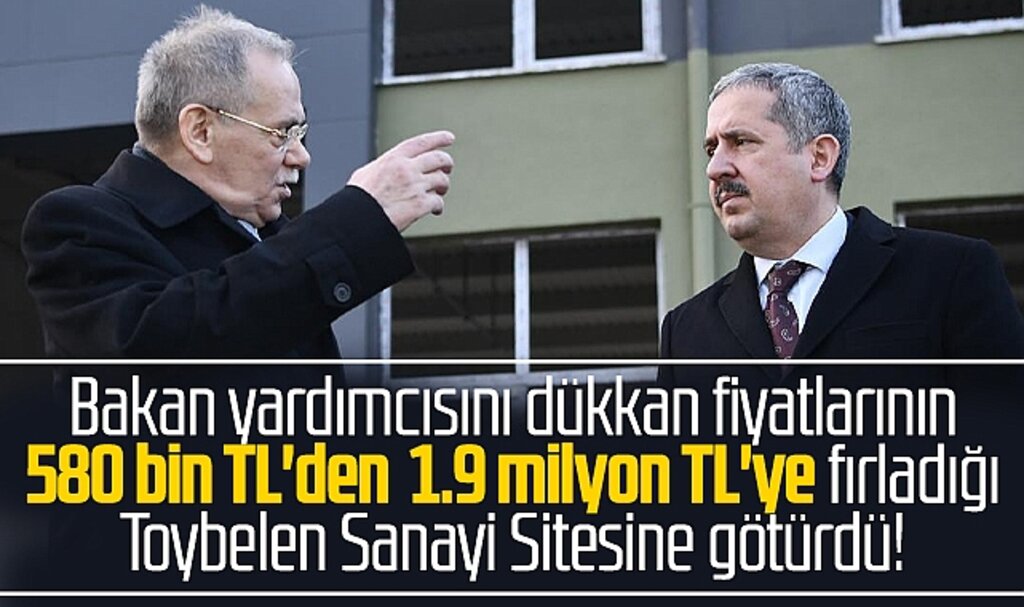 SBB Başkanı Demir Bakan Yardımcısını Toybelen Sanayi Sitesine götürdü