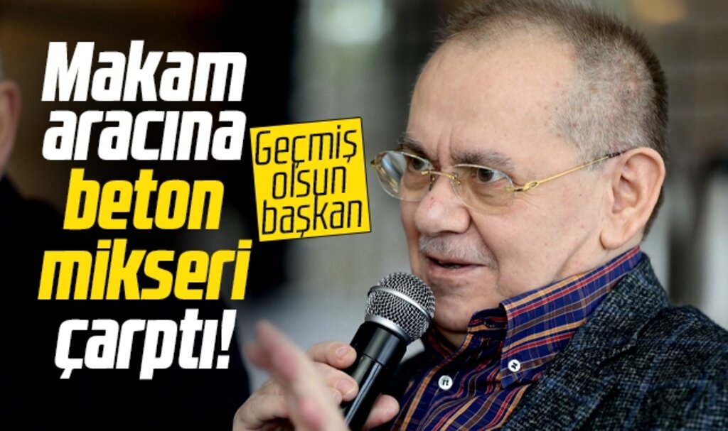 Samsun Büyükşehir Başkanı ölümden döndü! Makam aracına beton mikseri çarptı