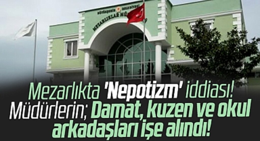 Samsun Mezarlıklar Müdürlüğünde Nepotizm iddiası! 