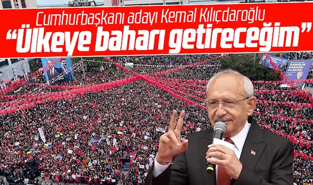 Kemal Kılıçdaroğlu Samsun'da konuştu! Ülkeye baharı getireceğim