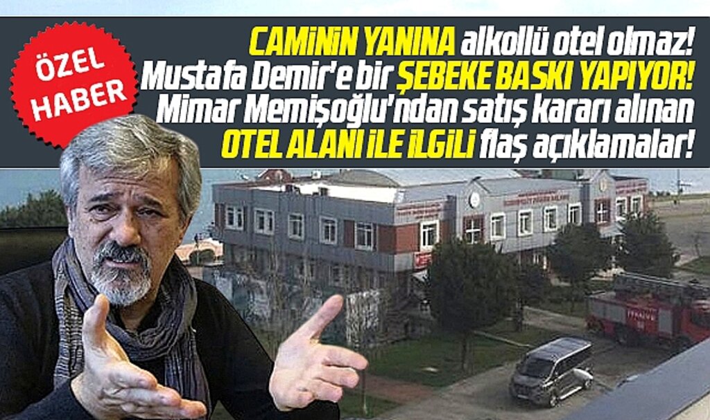 Samsun Büyükşehir'in satışa çıkarttığı otel alanıyla ilgili mimar Memişoğlu'ndan flaş açıklamalar