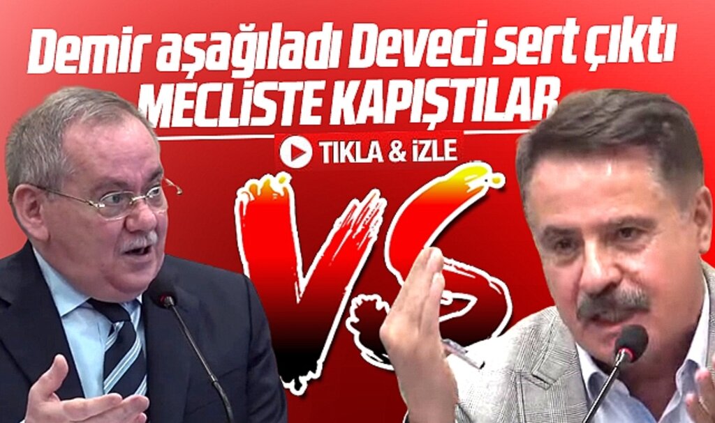 Samsun Büyükşehir Meclisinde Mustafa Demir Cemil Deveci kapışması