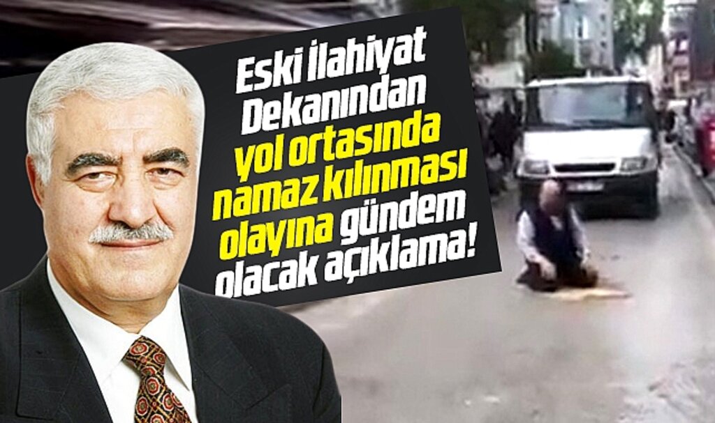 Samsun'da yol ortasında namaz kılınması olayına gündem olacak açıklama