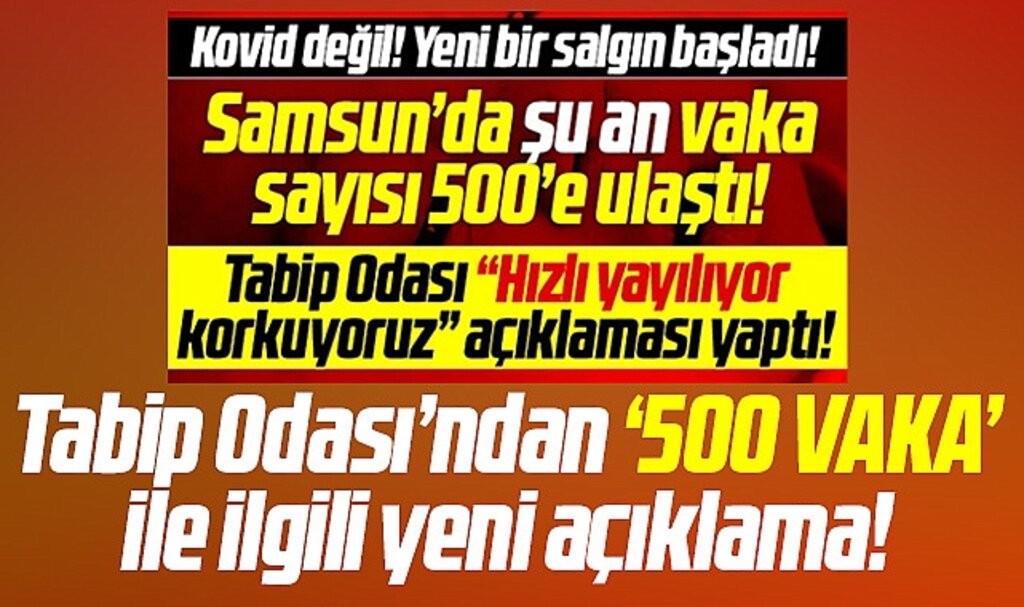 Samsun'da kızamık salgını mı var? 500 vaka ile ilgili yeni açıklama!