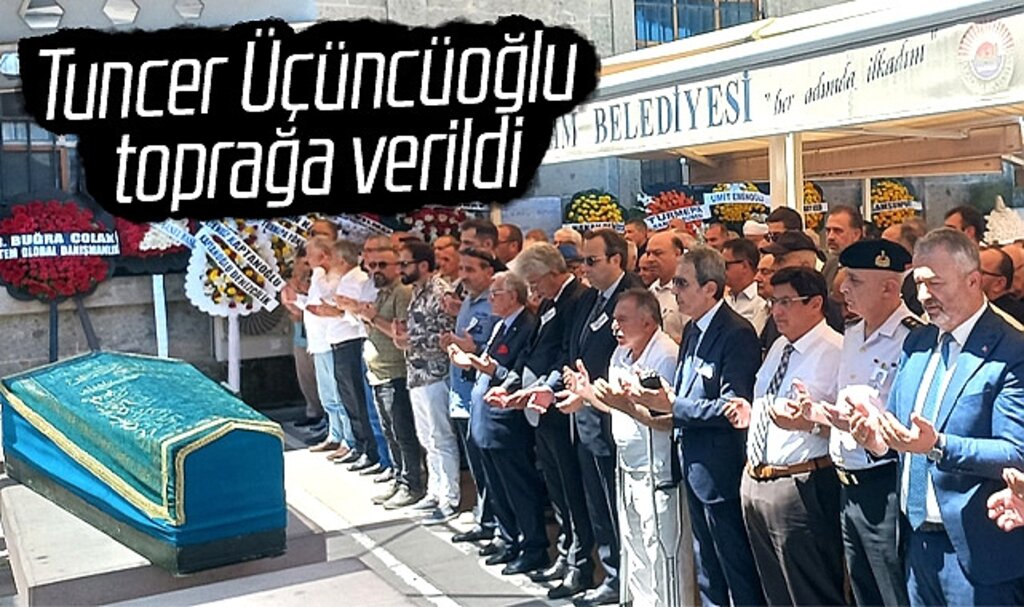 Samsun'da vefat eden işadamı Tuncer Üçüncüoğlu son yolculuğuna uğurlandı