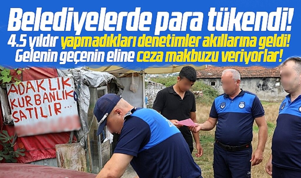 Samsun'da belediyelerin kasasında para tükendi! Yapılmayan denetimler hatırlandı!
