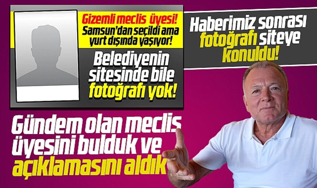 Samsun'da gizemli meclis üyesi olarak gündeme gelen Hulusi Işıtan açıklama yaptı