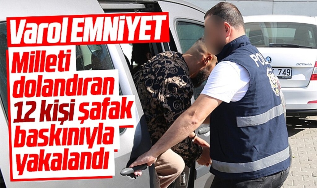 Samsun merkezli dolandırıcılık operasyonunda 12 kişi gözaltına alındı