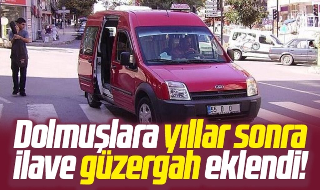 Samsun'da 1 ve 4 Nolu dolmuşlara ilave güzergah eklendi