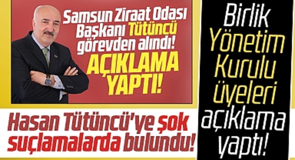 Samsun'da görevden alınan Tütüncü ile ilgili birlik üyelerinden şok edici açıklama