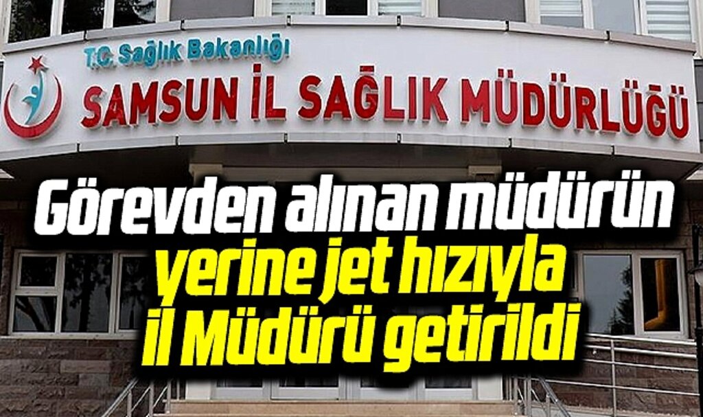 Samsun'un yeni Sağlık İl Müdürü Uzm.Dr. Mustafa Uras oldu