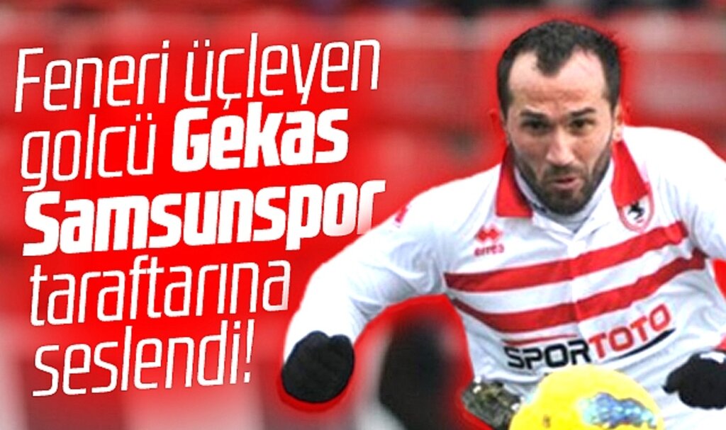 Samsunspor taraftarına Gekas'tan mesaj var! Savaşacağız