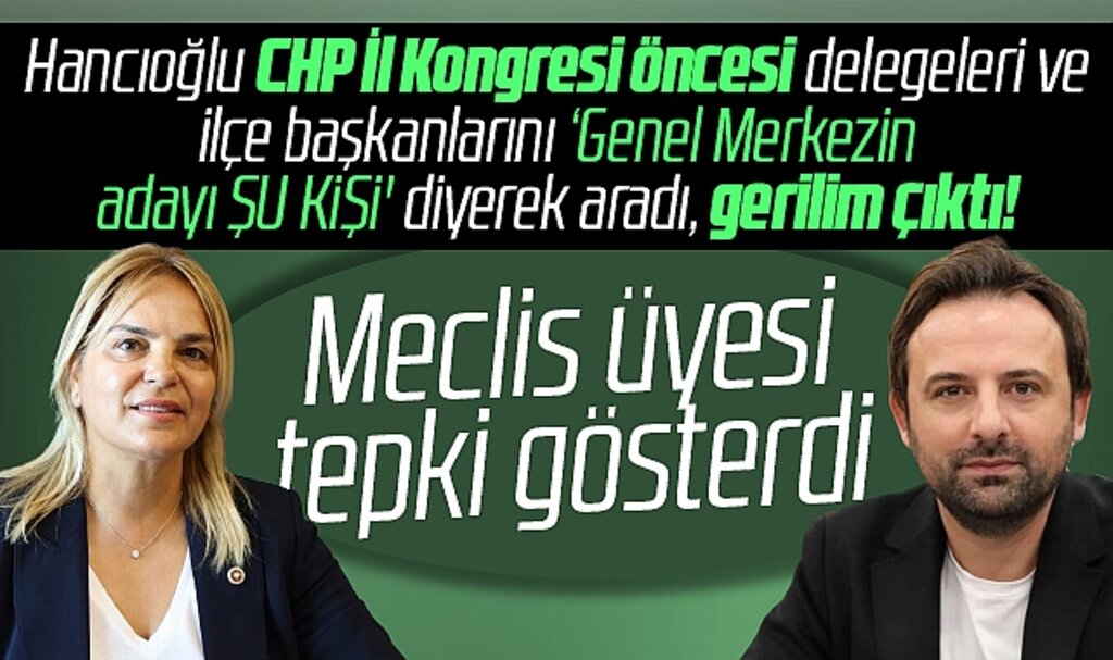 Samsun CHP'de İl Kongresi öncesi Neslihan Hancıoğlu tepkisi