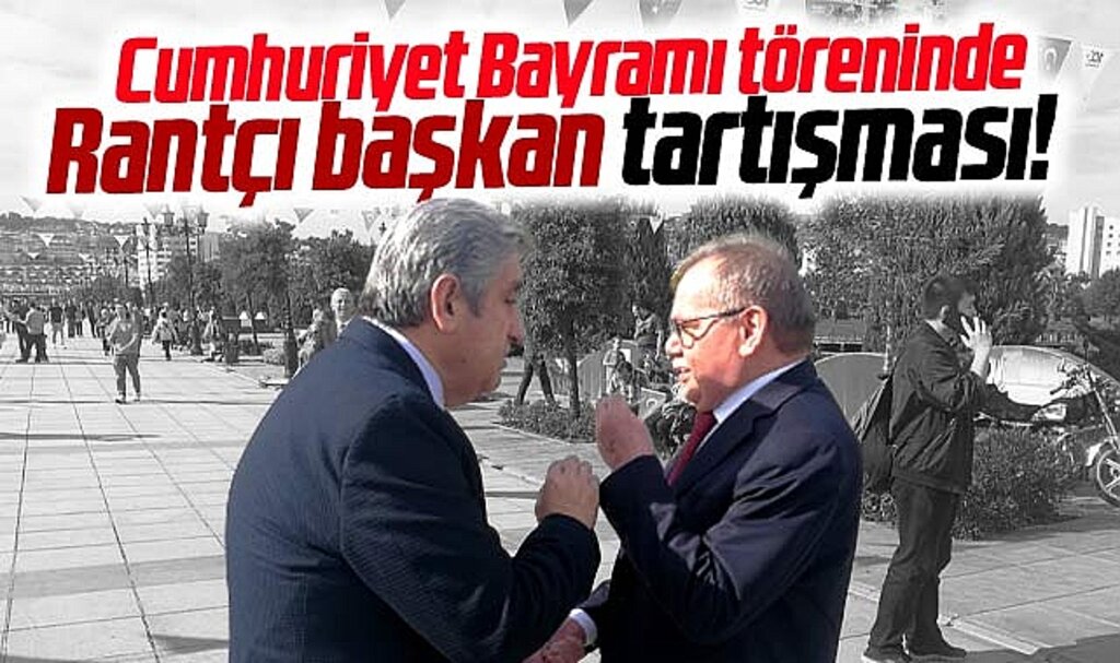 Samsun'da Cumhuriyet Bayramı töreninde Demir ve milletvekili Çan tartıştı