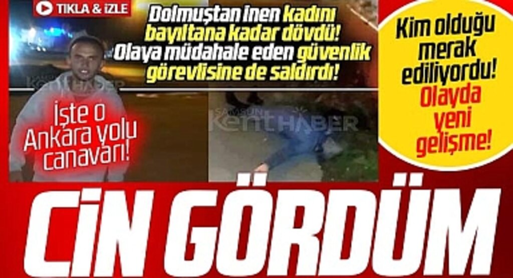 Samsun'da gece vakti kadına saldıran şahsın kim olduğu belli oldu! 