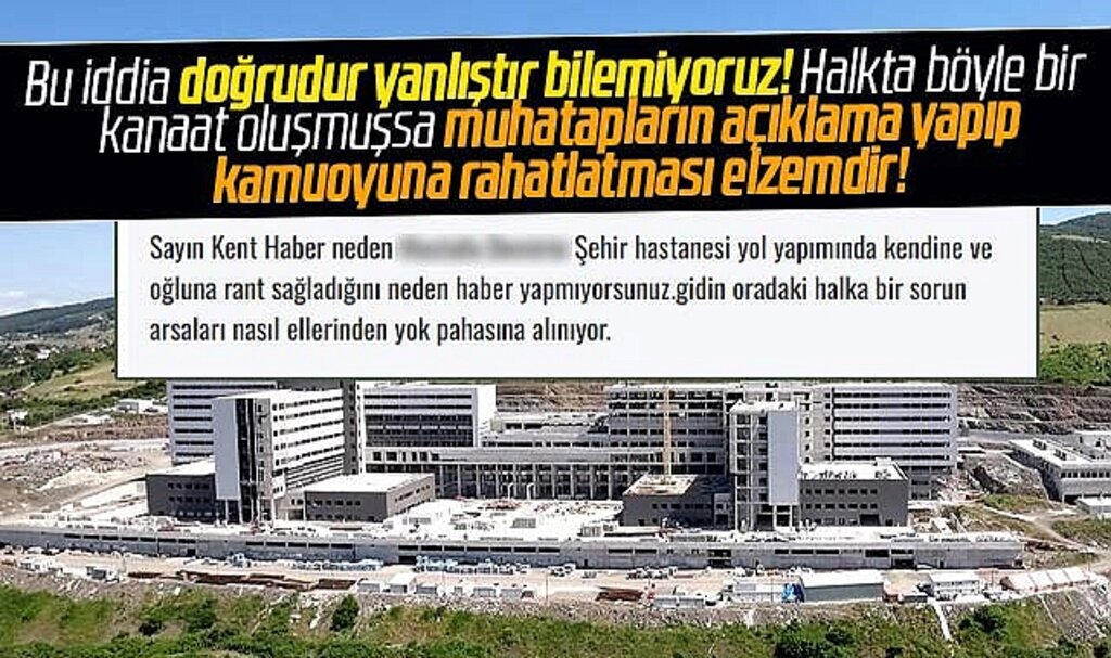 Samsun'da şok iddia! Şehir Hastanesi yolu üzerinde arsa toplanıyor!