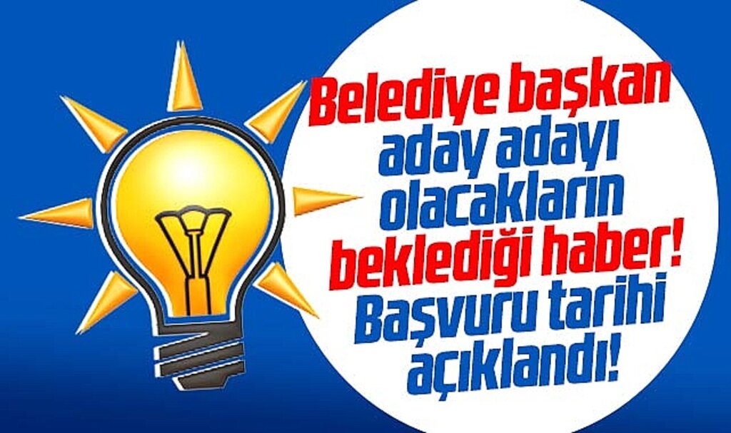 AK Parti'de belediye başkan aday adayları için başvuru tarihi açıklandı