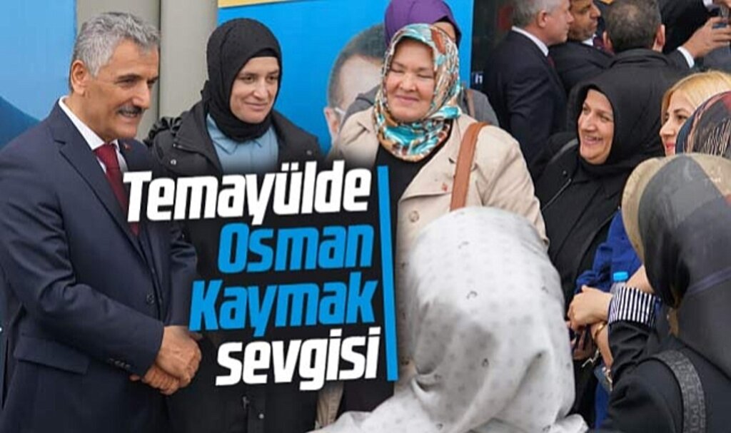 Samsun Büyükşehir aday adayı Osman Kaymak partililerin sevgisiyle karşılaştı