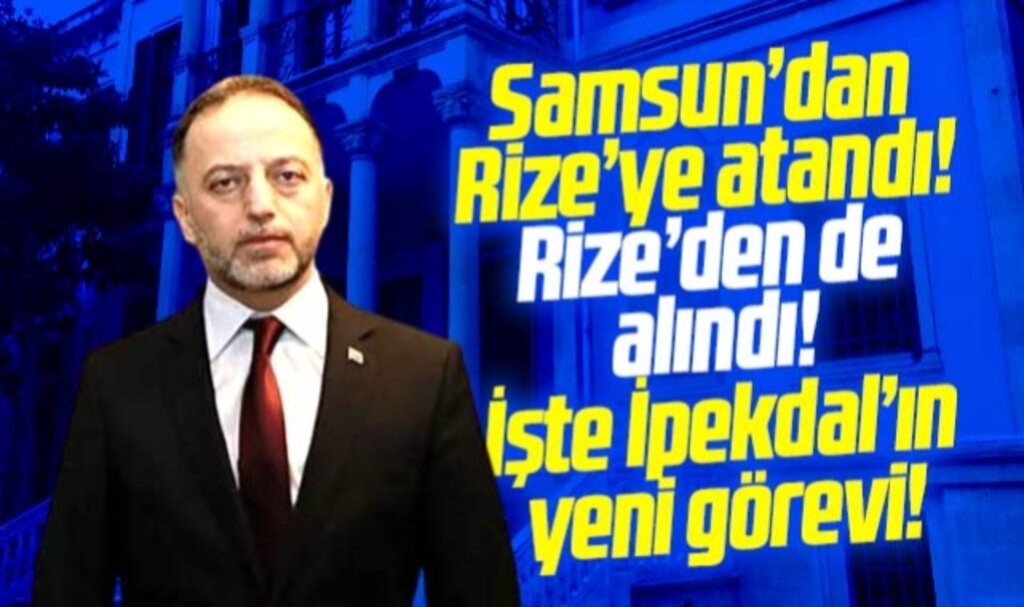 Samsun'da Adnan İpekdal müdürlük yaptığı kurumda uzman oldu