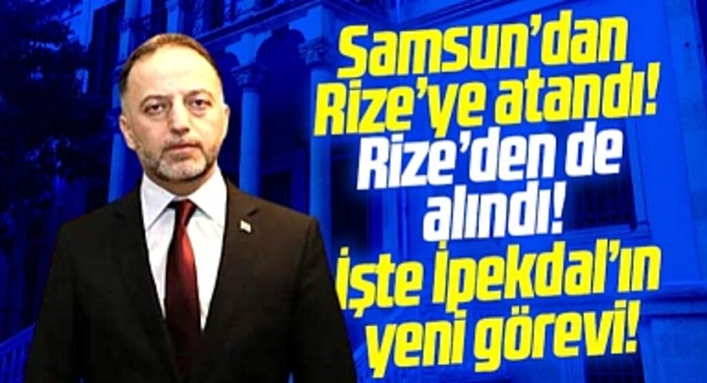 Samsun'da Adnan İpekdal müdürlük yaptığı kurumda uzman oldu