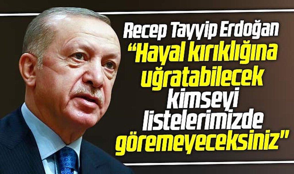 Erdoğan hayal kırıklığına uğratacakları yerel seçimde aday yapmayacaklarını açıkladı