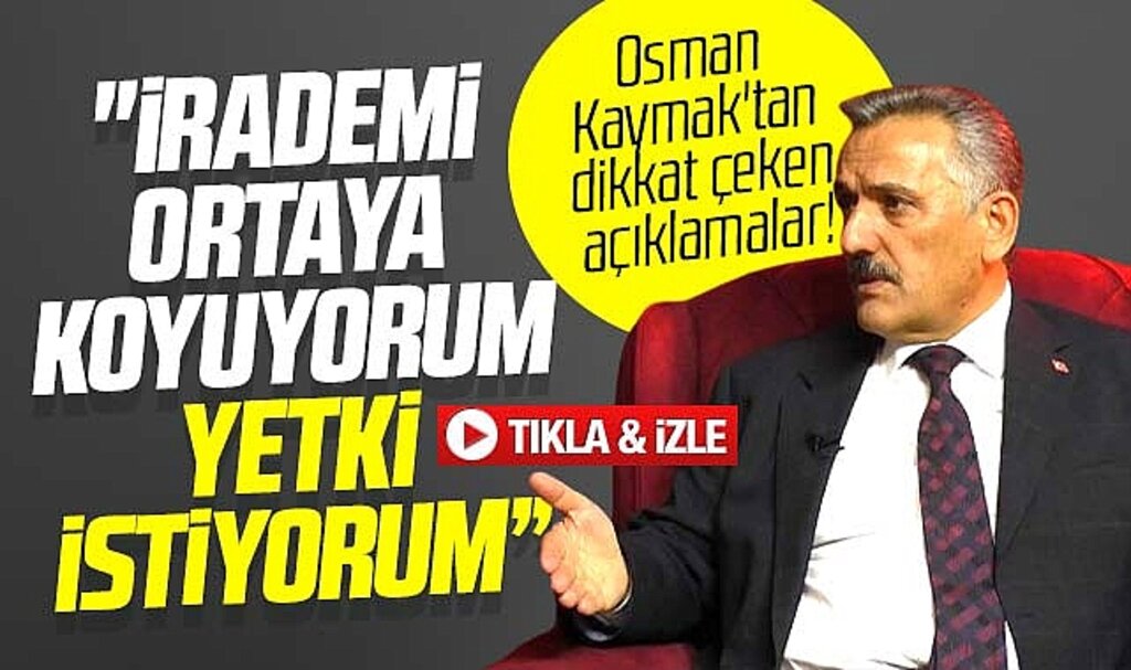 Samsun Büyükşehir aday adayı Osman Kaymak yetki istediğini açıkladı