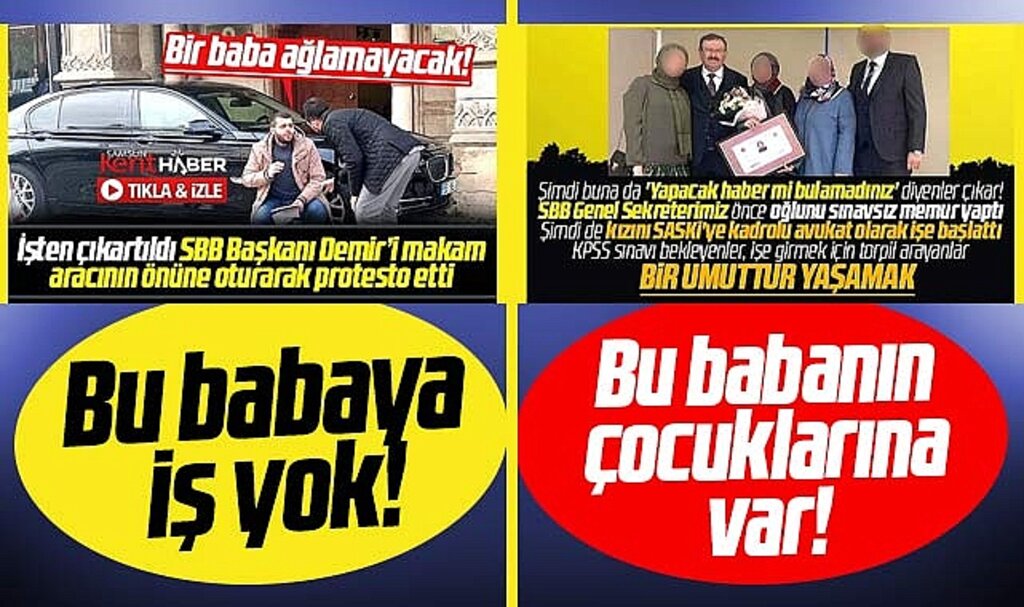 Samsun Büyükşehir'de gariban Musa Elmas'a iş yok! Genel Sekreterin kızına var!