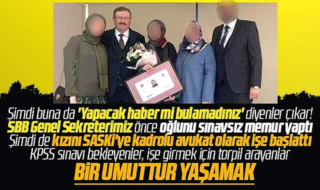 Samsun Büyükşehir Genel Sekreteri oğlunu ve kızını 'Baba' torpiliyle işe aldırdı