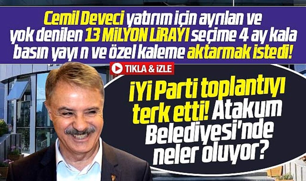 Samsun'da Atakum Belediyesi'nde neler oluyor? İYİ Parti Grubu toplantıyı terk etti