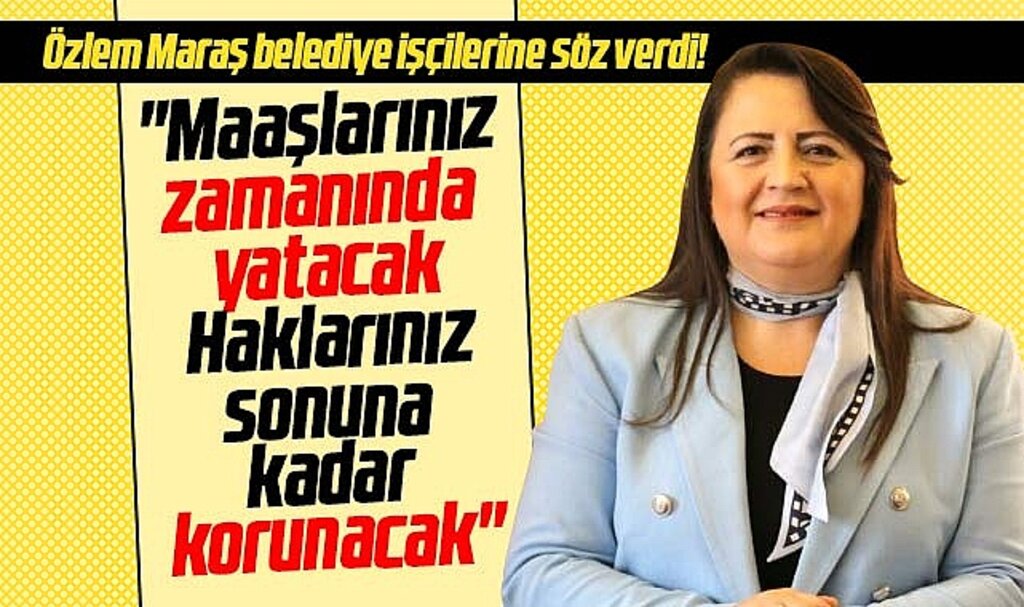 Samsun'da Özlem Maraş, Atakum Belediyesi işçilerine söz verdi