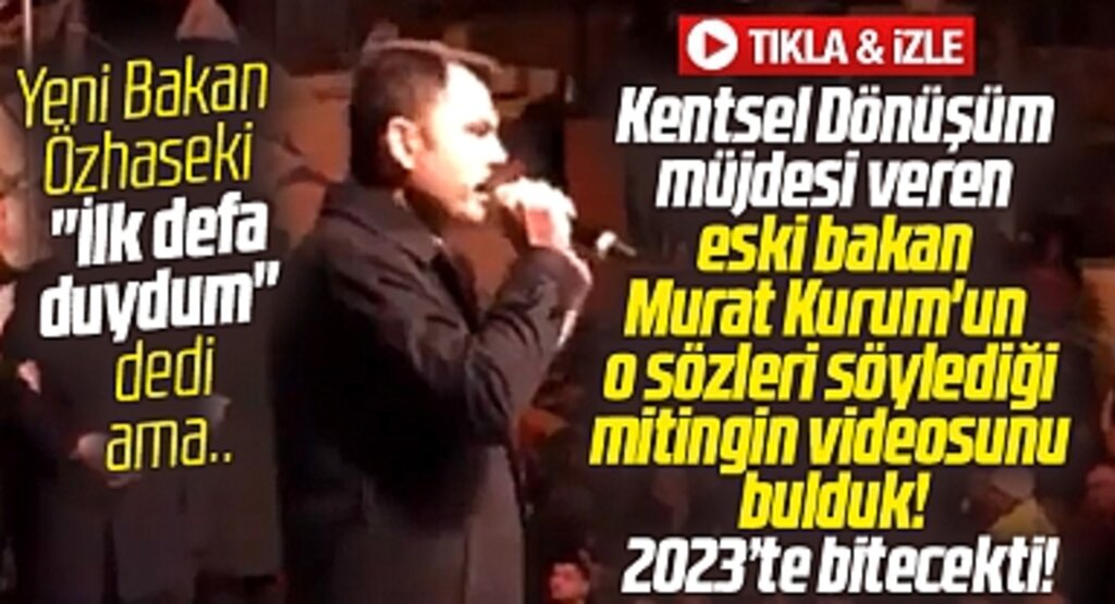 Samsun'un İlkadım ilçesine Murat Kurum'un verdiği Kentsel Dönüşüm müjdesi videosu