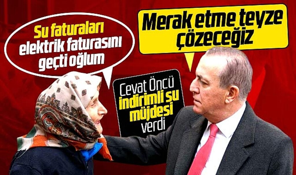 CHP Samsun Büyükşehir adayı Cevat Öncü suyu indirimli vereceklerini açıkladı