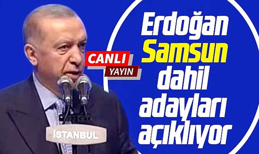 Erdoğan İstanbul'da büyükşehir adaylarını açıklıyor-Canlı Yayın