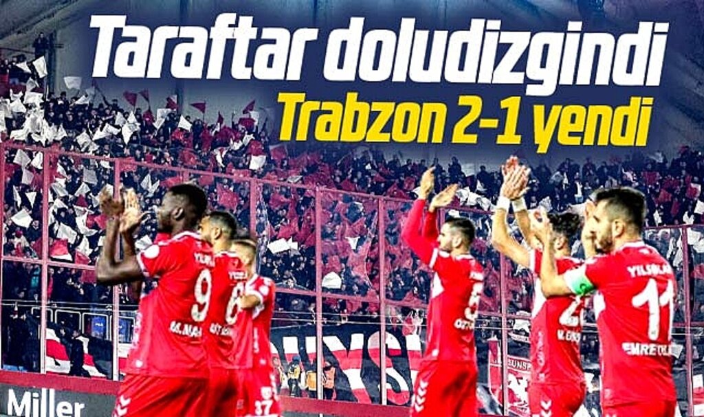 Karadeniz derbisinde Trabzonspor Samsunspor'u 2-1 yendi