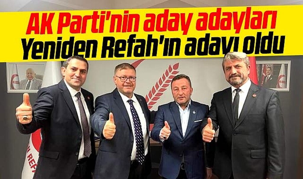 Samsun'da Yeniden Refah Asarcık ve Salıpazarı Belediye Başkan adayını açıkladı